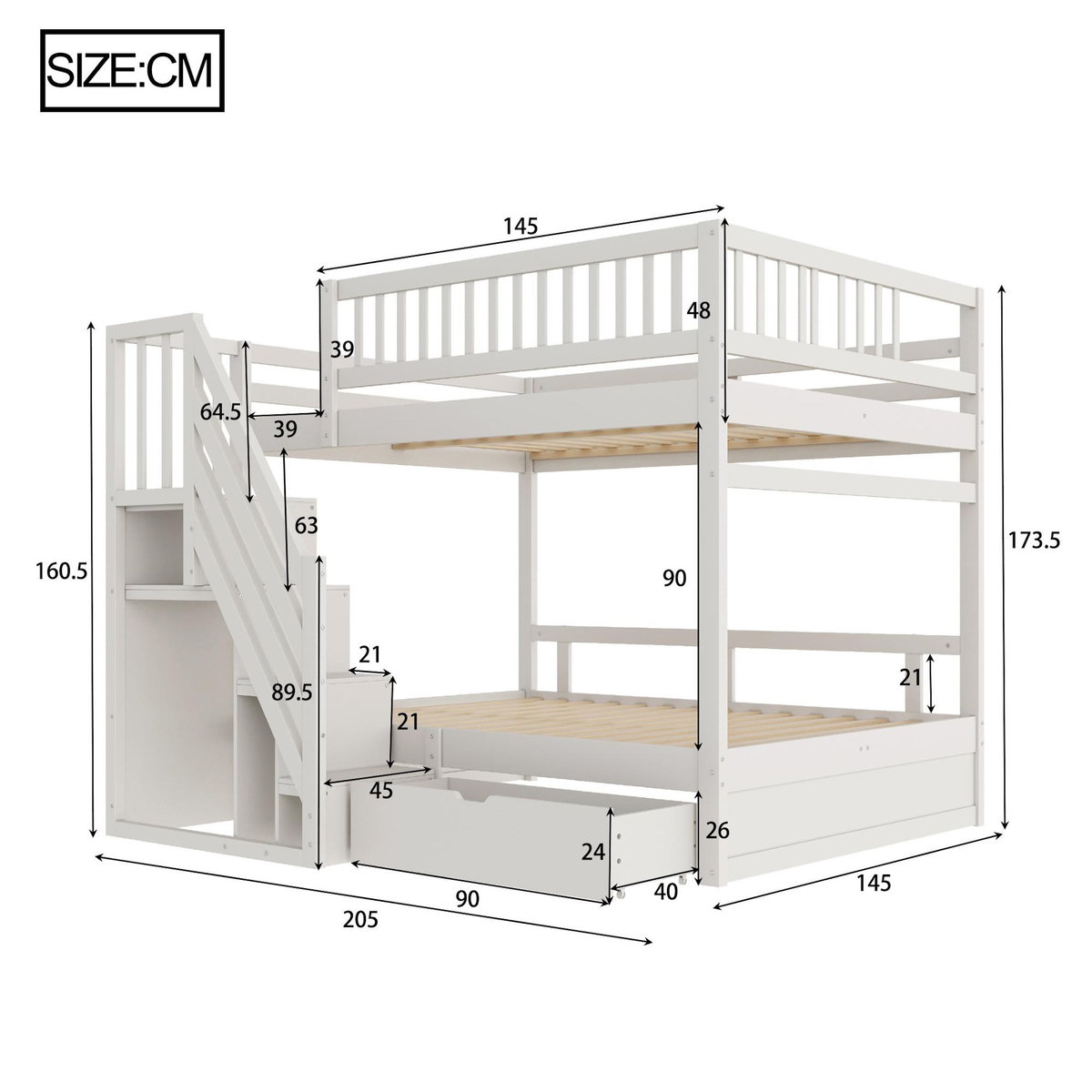 MERAX Lit superposé