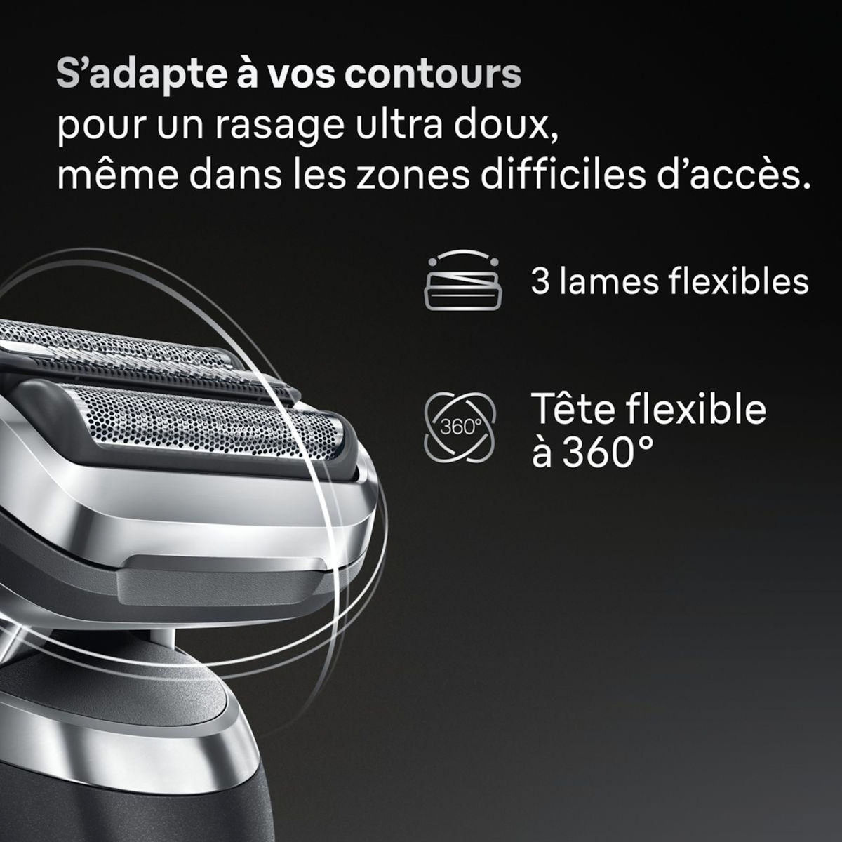 BRAUN Rasoir électrique Series 7 72-G7200cc Clean&Charge
