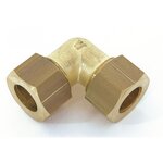 CENTRALE BRICO Raccord coudé 90° biconique laiton D.16 pour tube en cuivre
