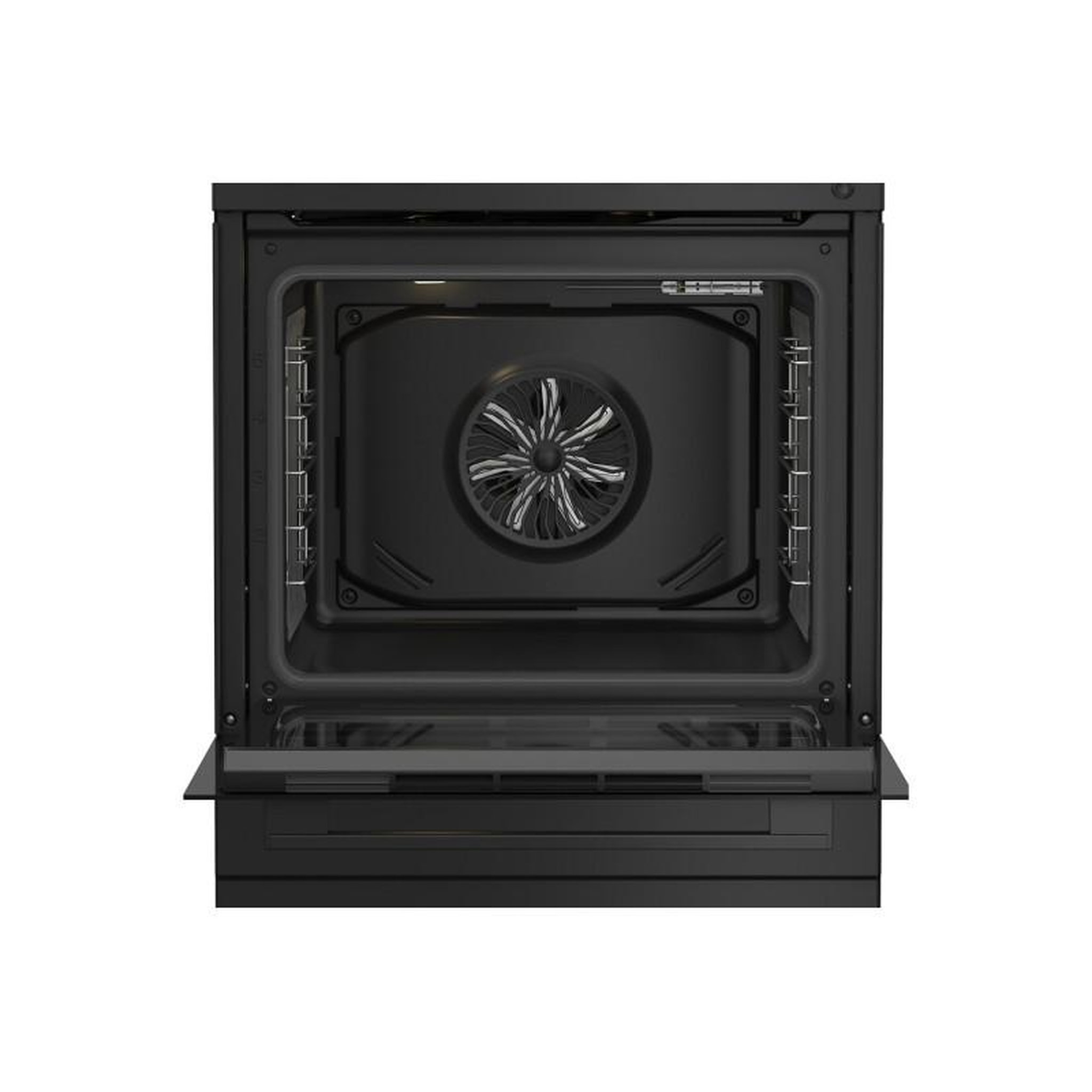Voir la diapositive 6 : Indesit Cuisinière mixte Indesit I6M5PCB Noir