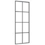 Voir la diapositive 4 : VIDAXL Porte coulissante avec kit de quincaillerie 76x205 cm Verre ESG