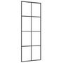 Voir la diapositive 4 : VIDAXL Porte coulissante avec kit de quincaillerie 76x205 cm Verre ESG