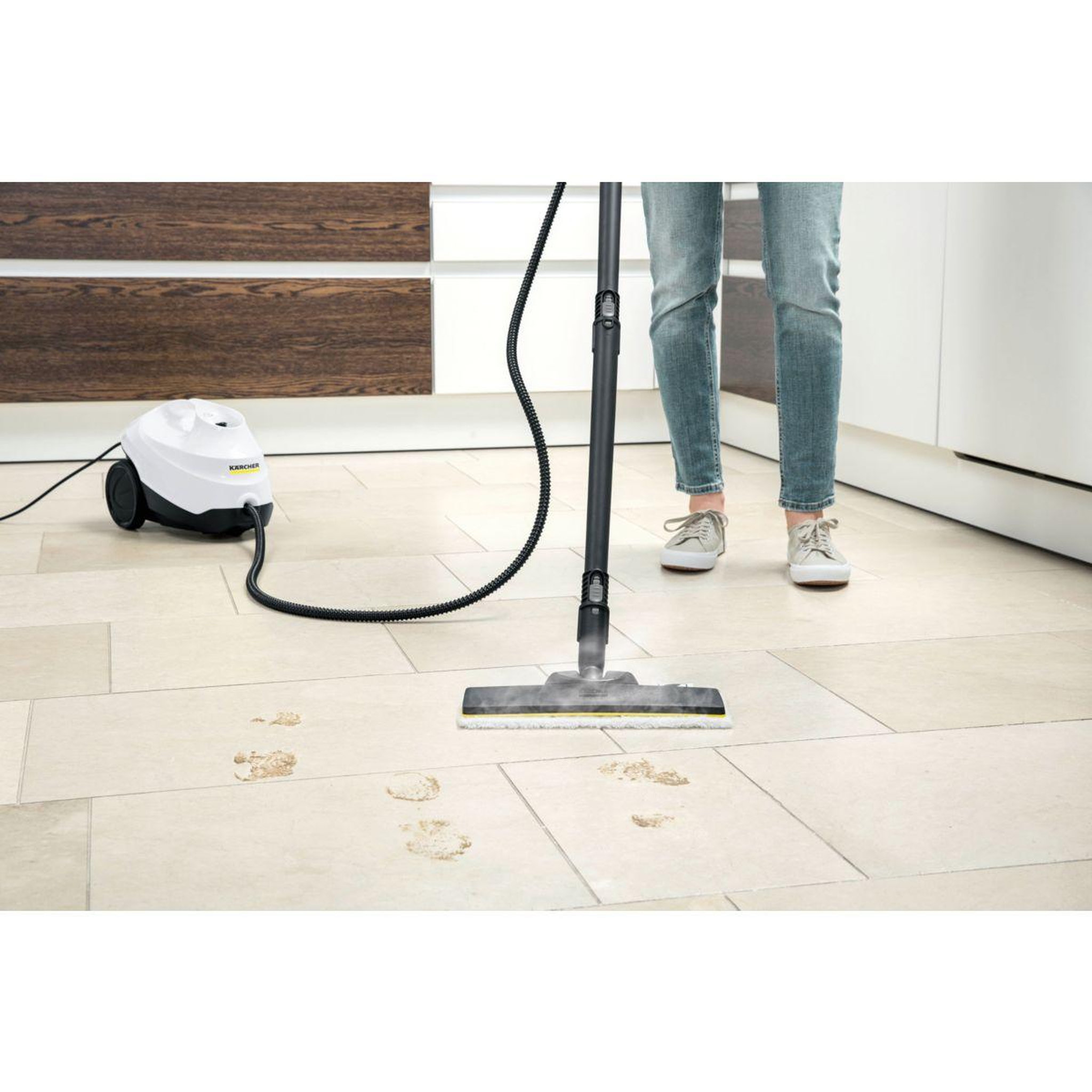 Voir la diapositive 3 : KARCHER Nettoyeur vapeur sc 3 easy fix white