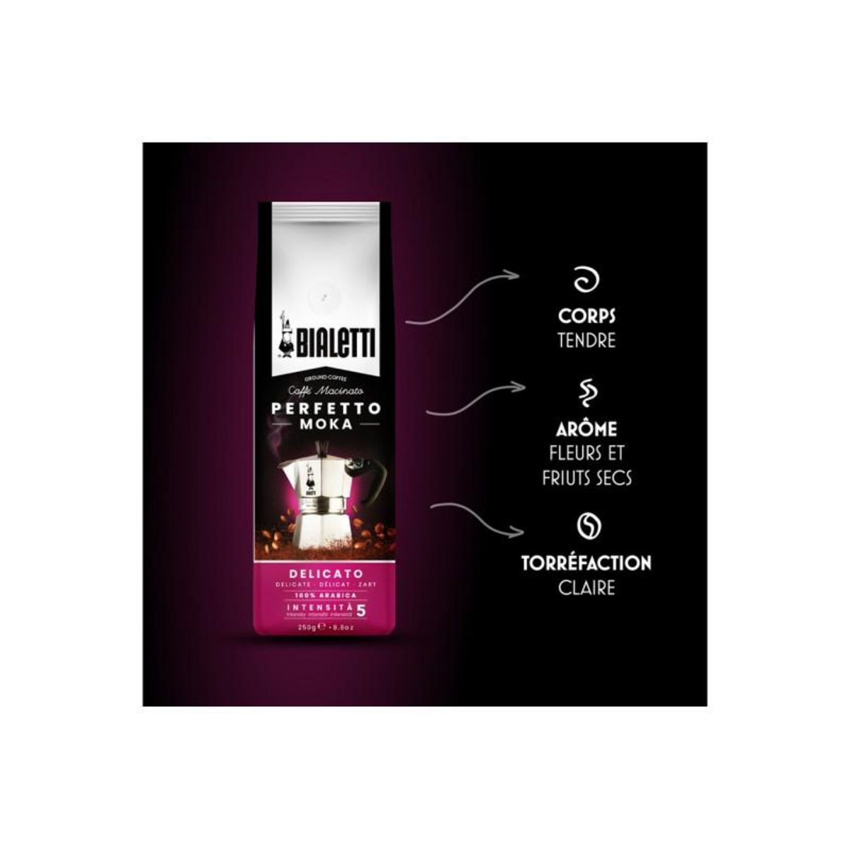 BIALETTI Café et thé Bialetti MOKA DELICATO