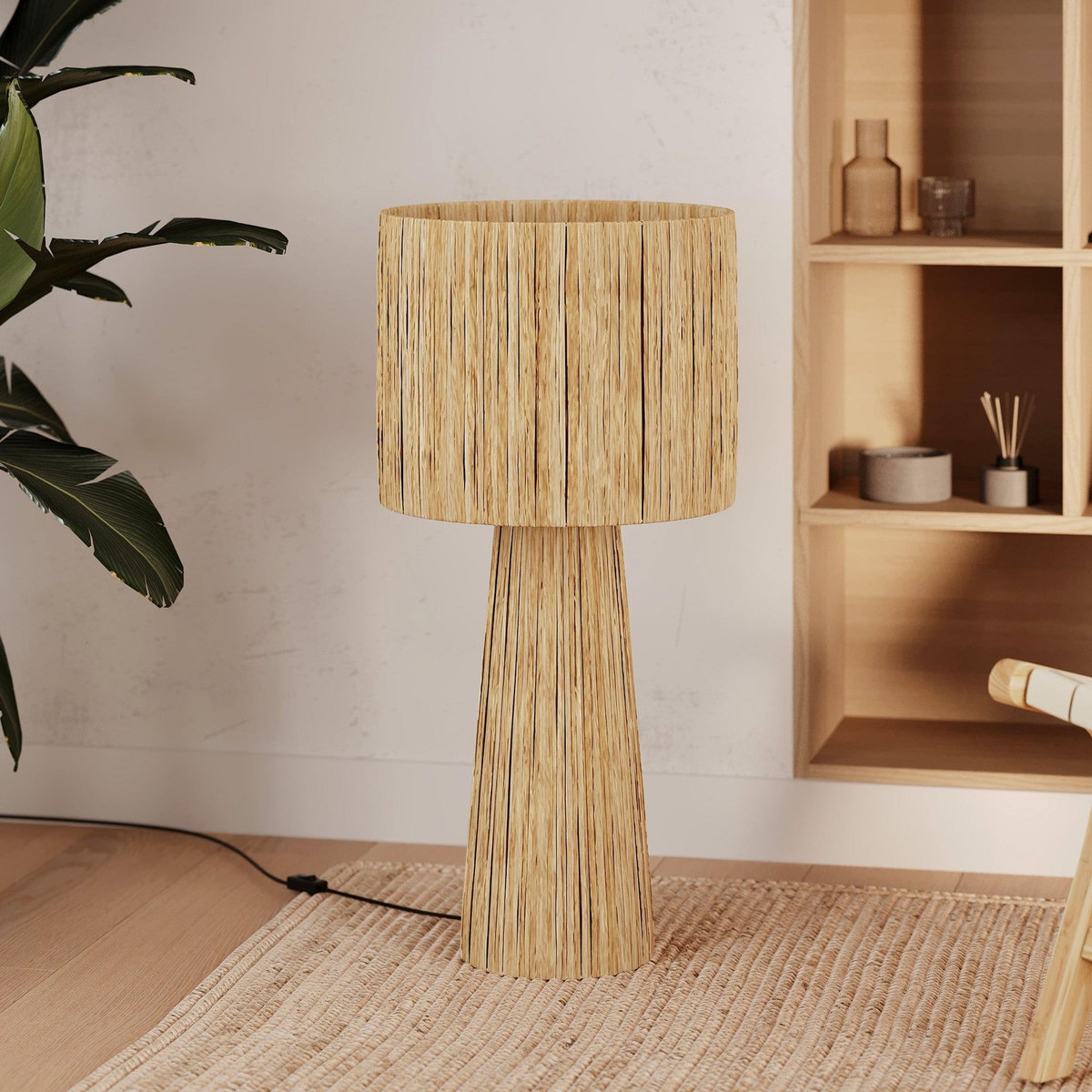 Rendez vous déco Grande lampe en feuille de palmier-Soléa