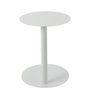 Voir la diapositive 2 : Paris Prix Table d'Appoint Ronde en Métal  Reva  50cm Blanc