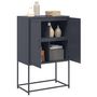 Voir la diapositive 5 : VIDAXL Buffet haut anthracite 68,5x38,5x107 cm acier