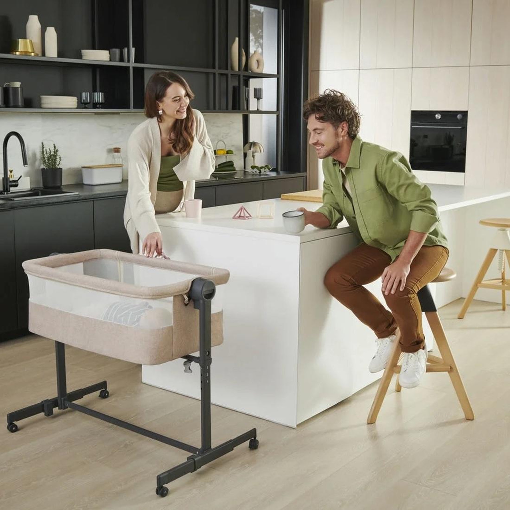 Voir la diapositive 2 : KINDERKRAFT Lit d'appoint 2 en 1 NESTE UP 2
