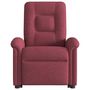 Voir la diapositive 5 : VIDAXL Fauteuil inclinable de massage Rouge bordeaux Tissu