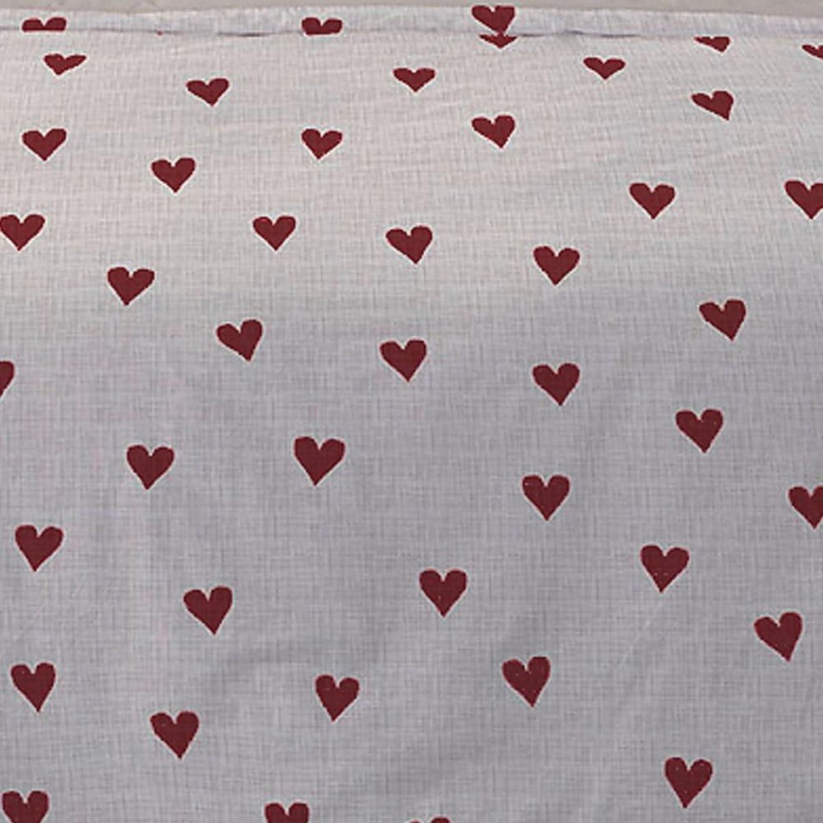 Dourev Housse de couette 240x220 + 2 taies flanelle 100% coton