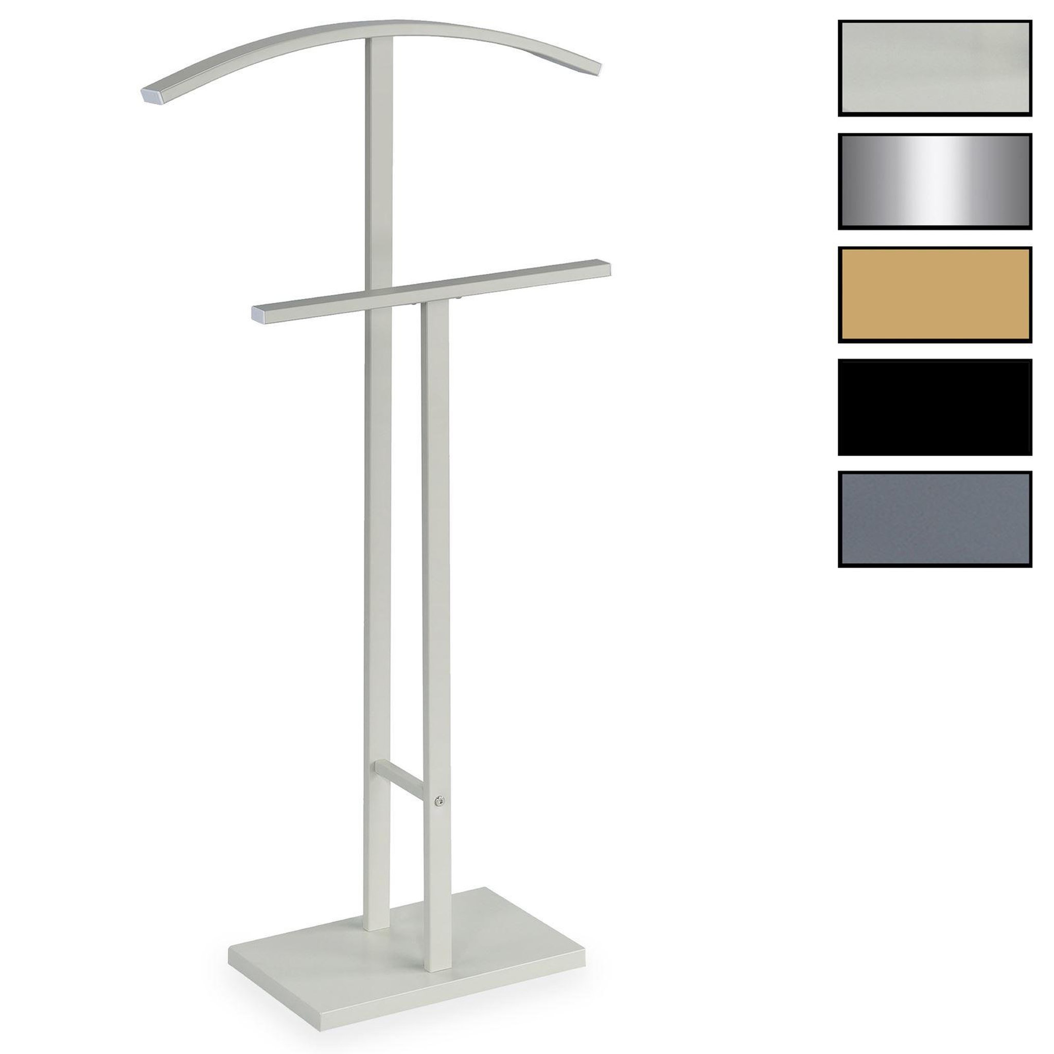 IDIMEX Valet SCOTT, en métal. Coloris disponibles : Gris, Beige, Noir, Jaune