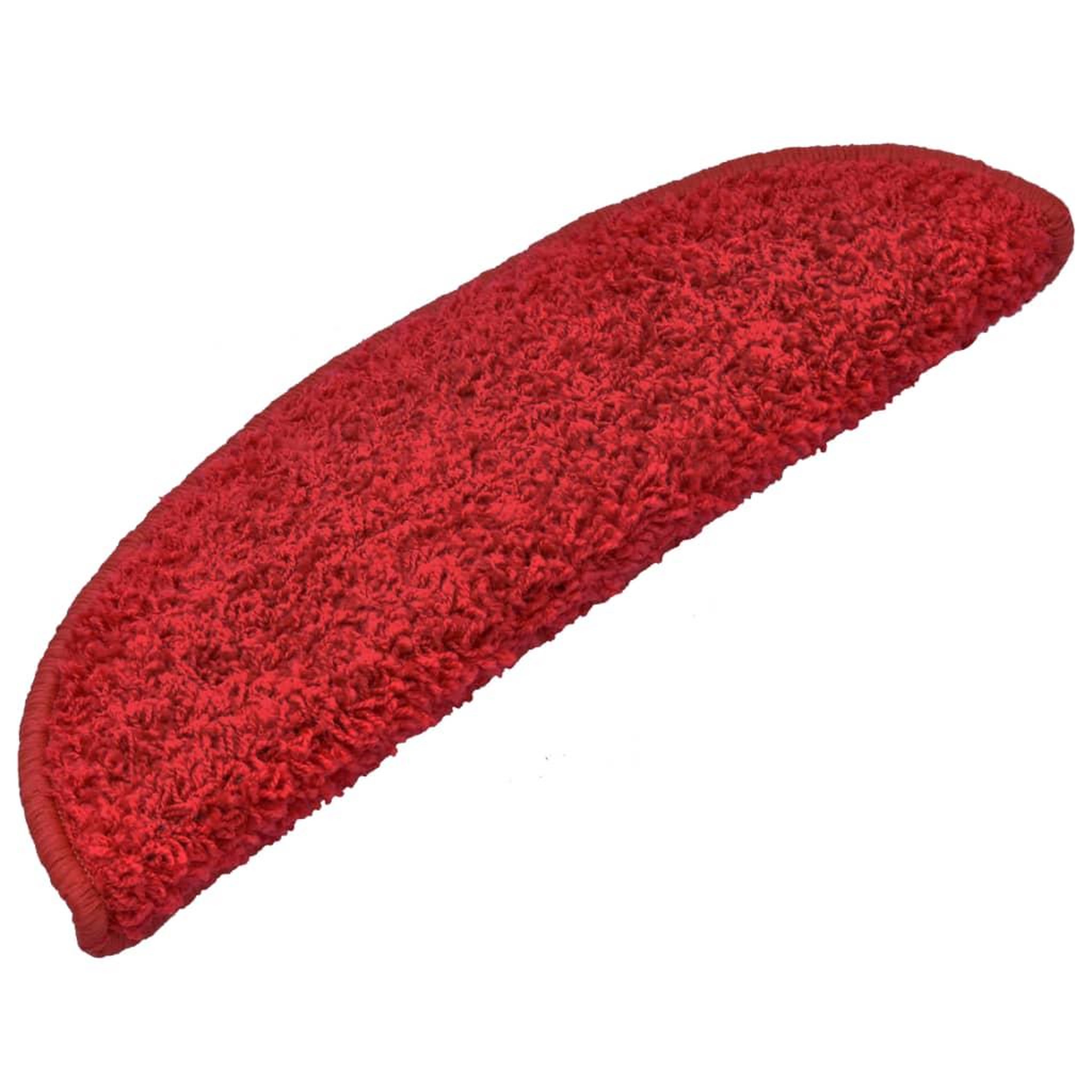 Voir la diapositive 2 : VIDAXL Tapis d'escalier 15 pcs rouge 65x21x4 cm