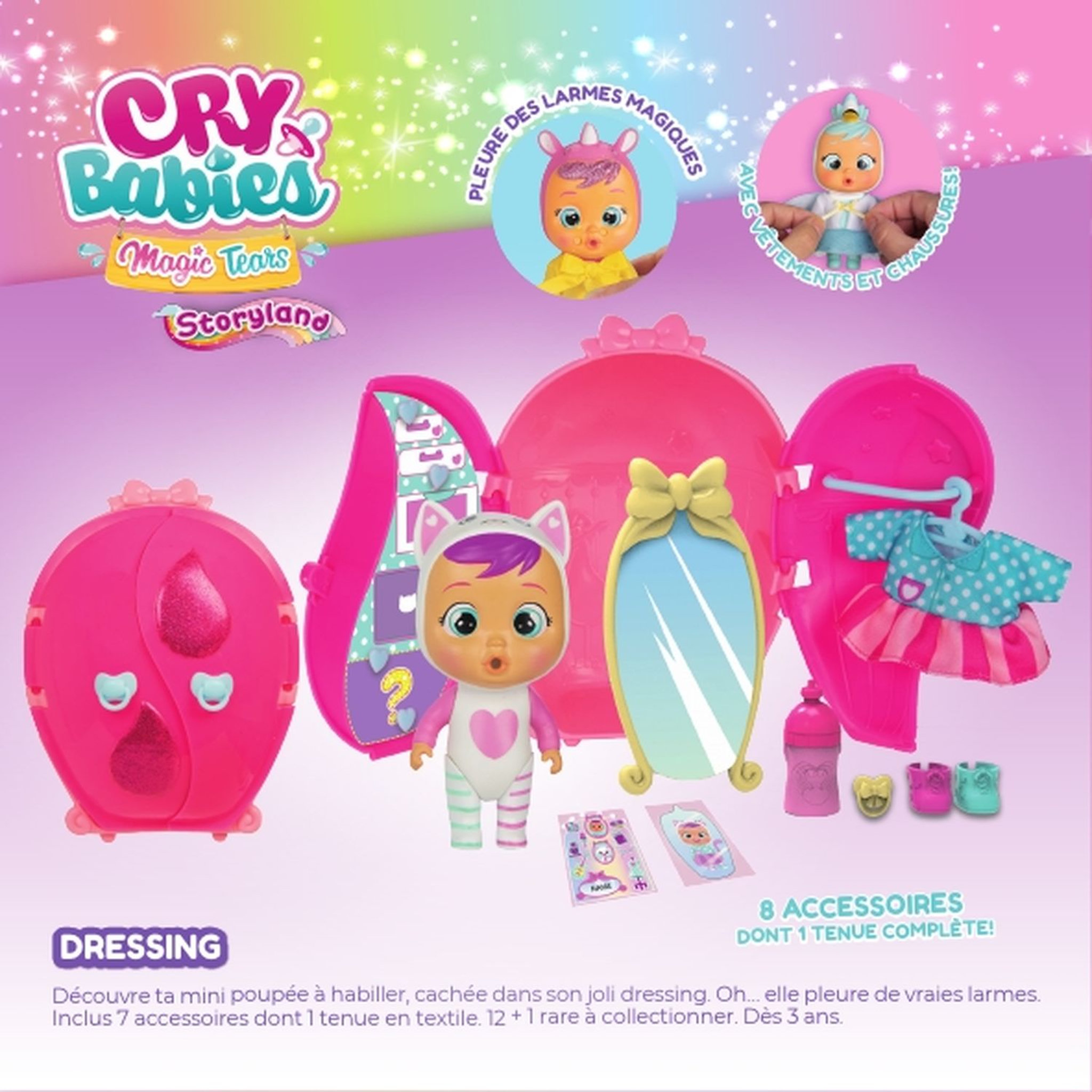 Voir la diapositive 4 : IMC TOYS Cry Babies larmes magiques - Pays des contes - Habille-moi