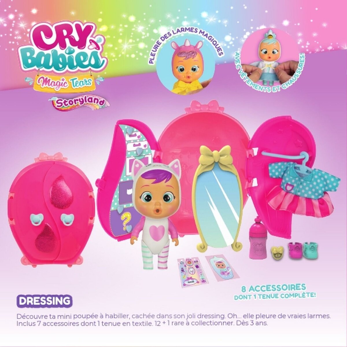 IMC TOYS Cry Babies larmes magiques - Pays des contes - Habille-moi