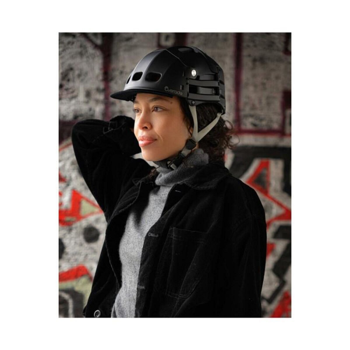 Overade Casque vélo Overade PLIXI SATIN BLACK L XL