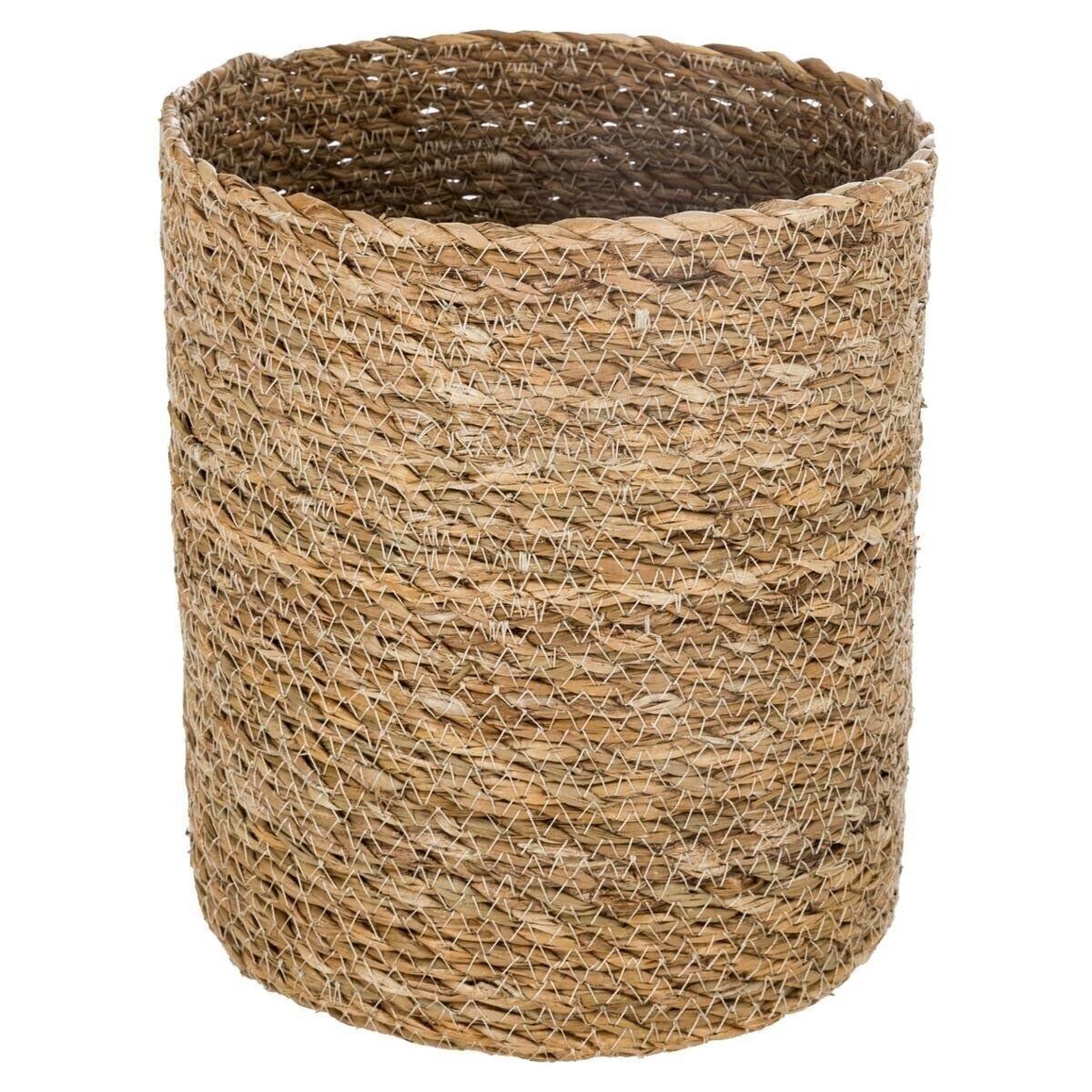 Voir la diapositive 2 : ATMOSPHERA Lot de 4 paniers de rangement  seagrass  27cm naturel