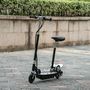 Voir la diapositive 2 : HOMCOM Trottinette Électrique 120 W Pliable pour Enfants de 7 à 12 Ans 10 Km/h Max. Hauteur Guidon Réglable 2 Roues en PU Coloris Noir et Argent