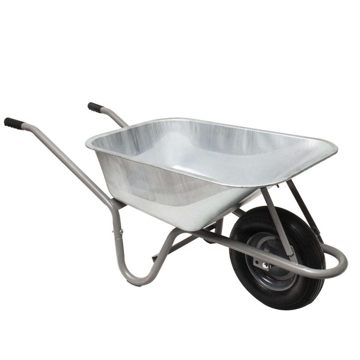 WERKAPRO Brouette roue gonflée cuve 100 L