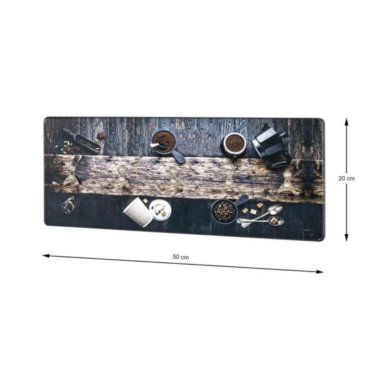 Paris Prix Patère Murale Design  Café  50cm Noir