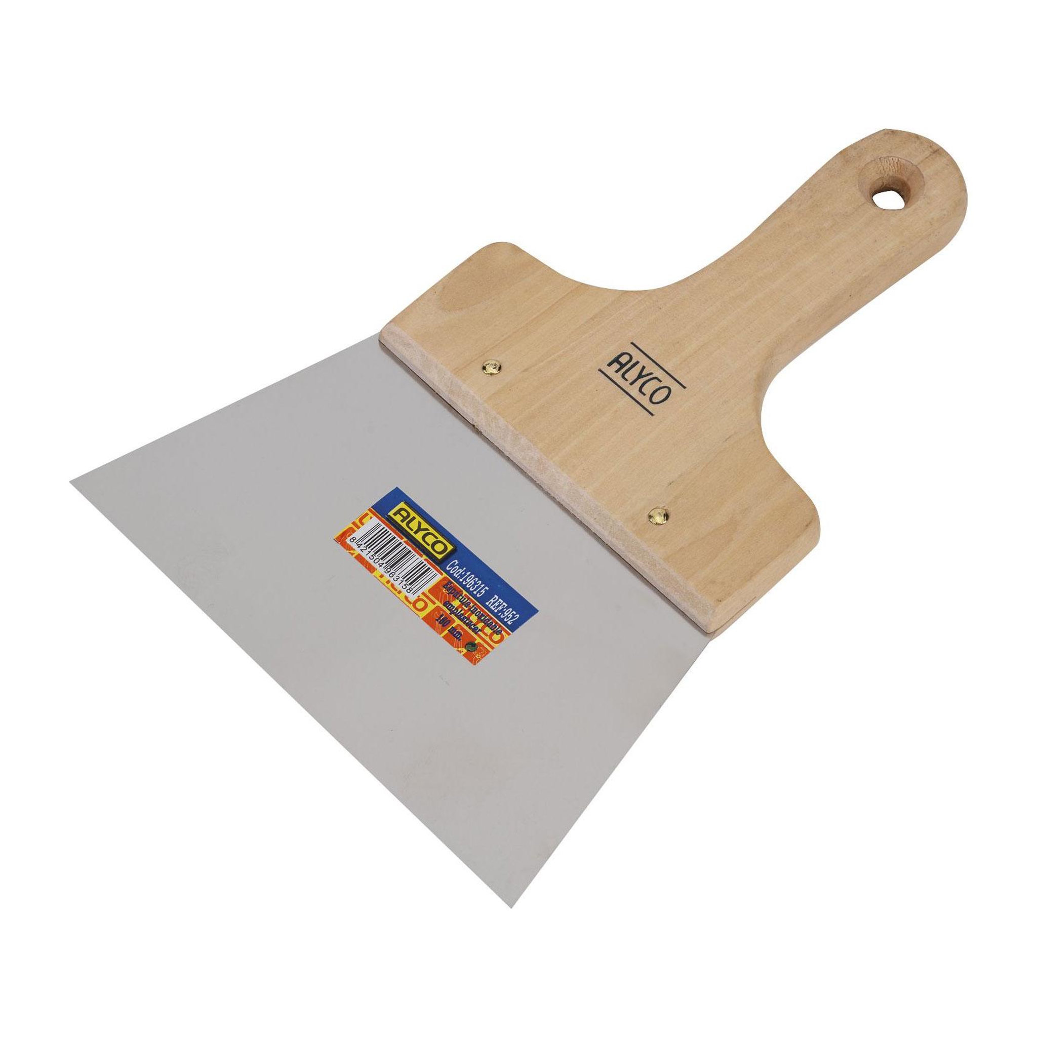 ALYCO Spatule inox manche en bois 160 mm