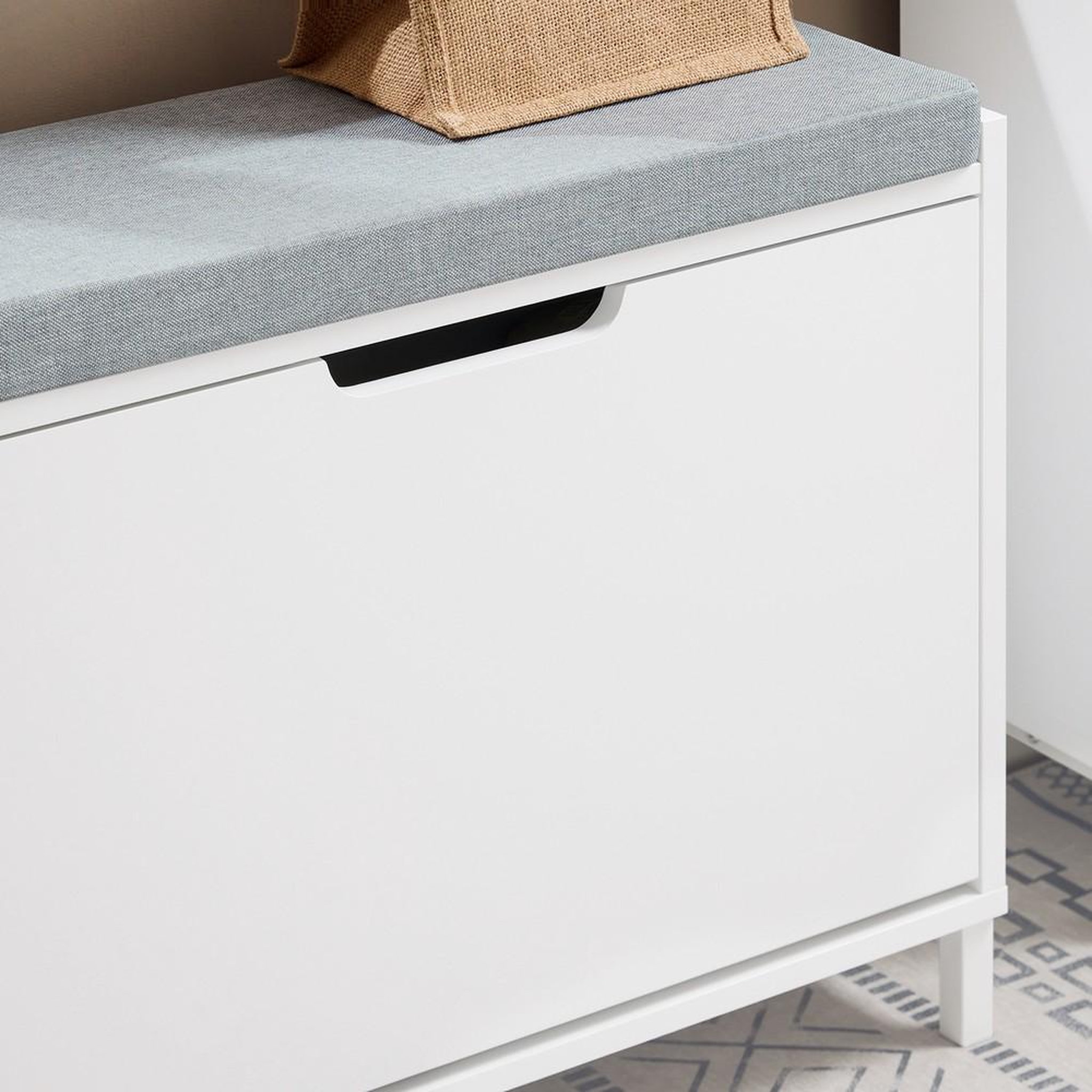 Voir la diapositive 4 : SOBUY SoBuy - Banc de rangement à chaussures avec une porte - Moderne - FSR151-K