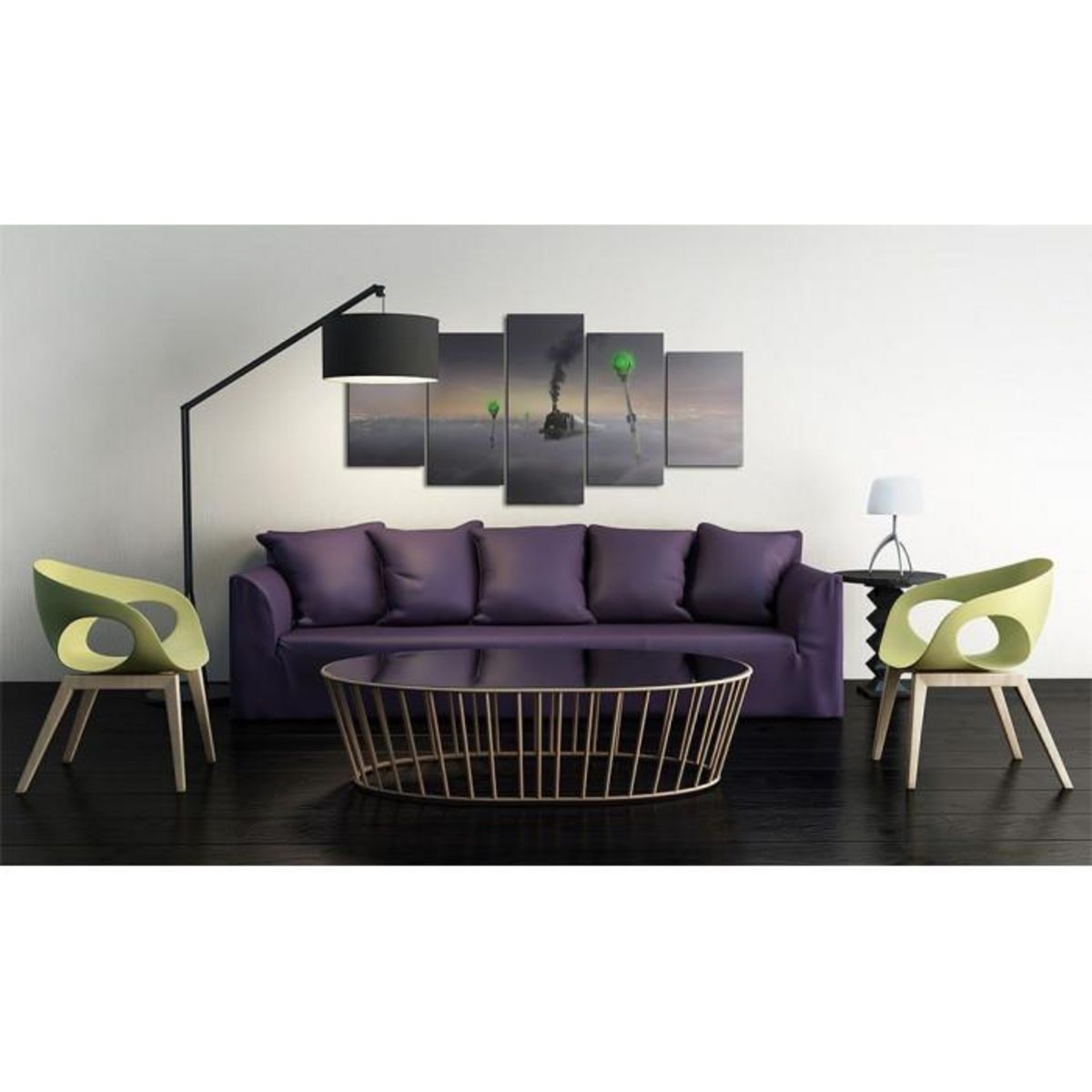 Paris Prix Tableau Imprimé  Steam Locomotive