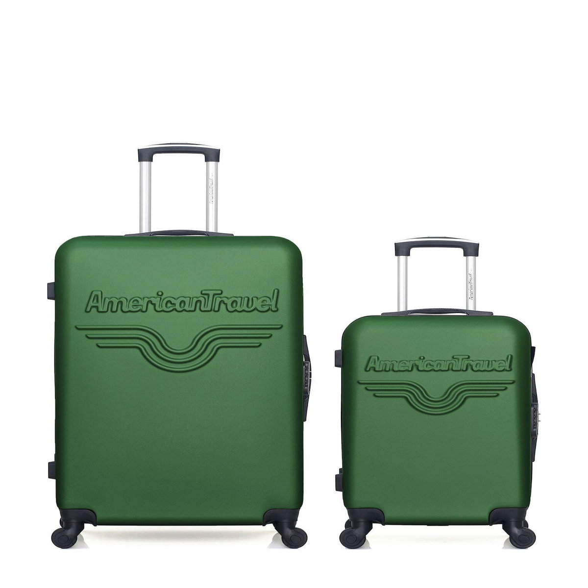 AMERICAN TRAVEL AMERICAN TRAVEL - LOT DE 2 - Valise Grand Format et Valise Cabine CHELSEA