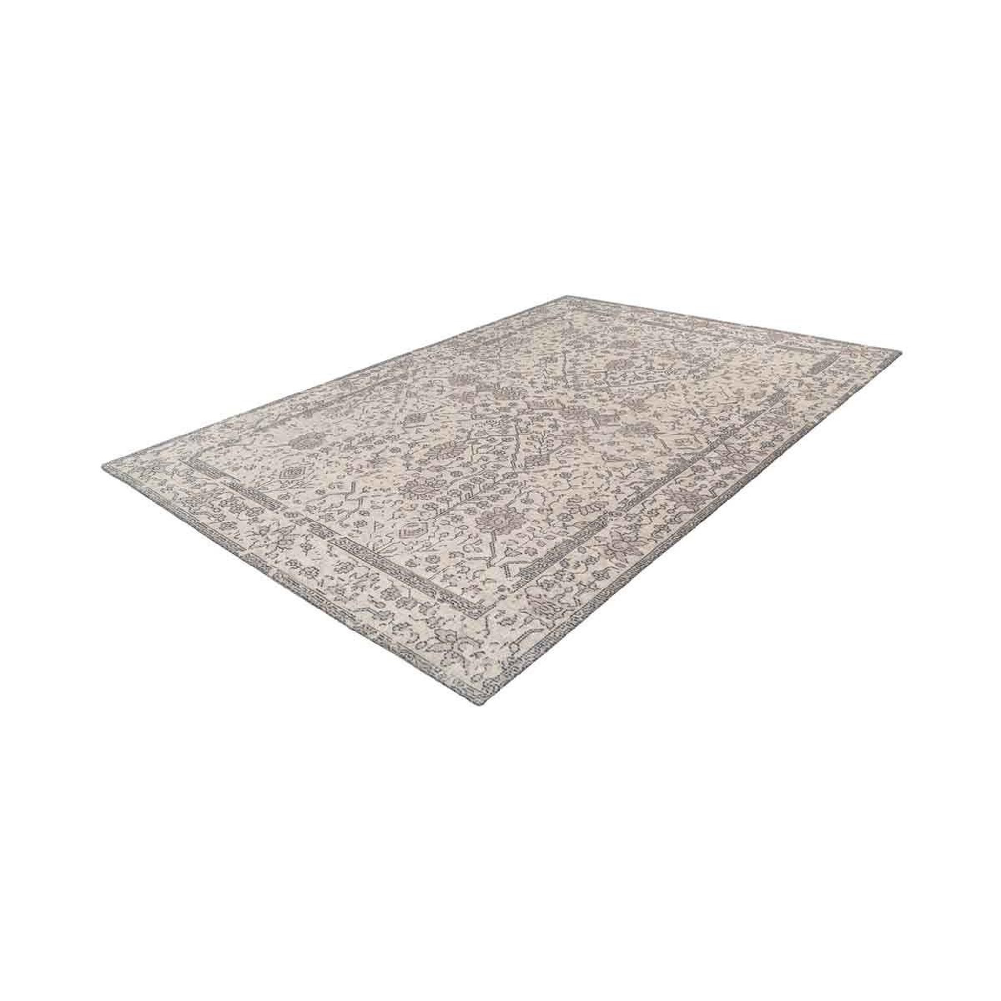 Voir la diapositive 2 : Paris Prix Tapis tissé vintage délavé  percy  crème