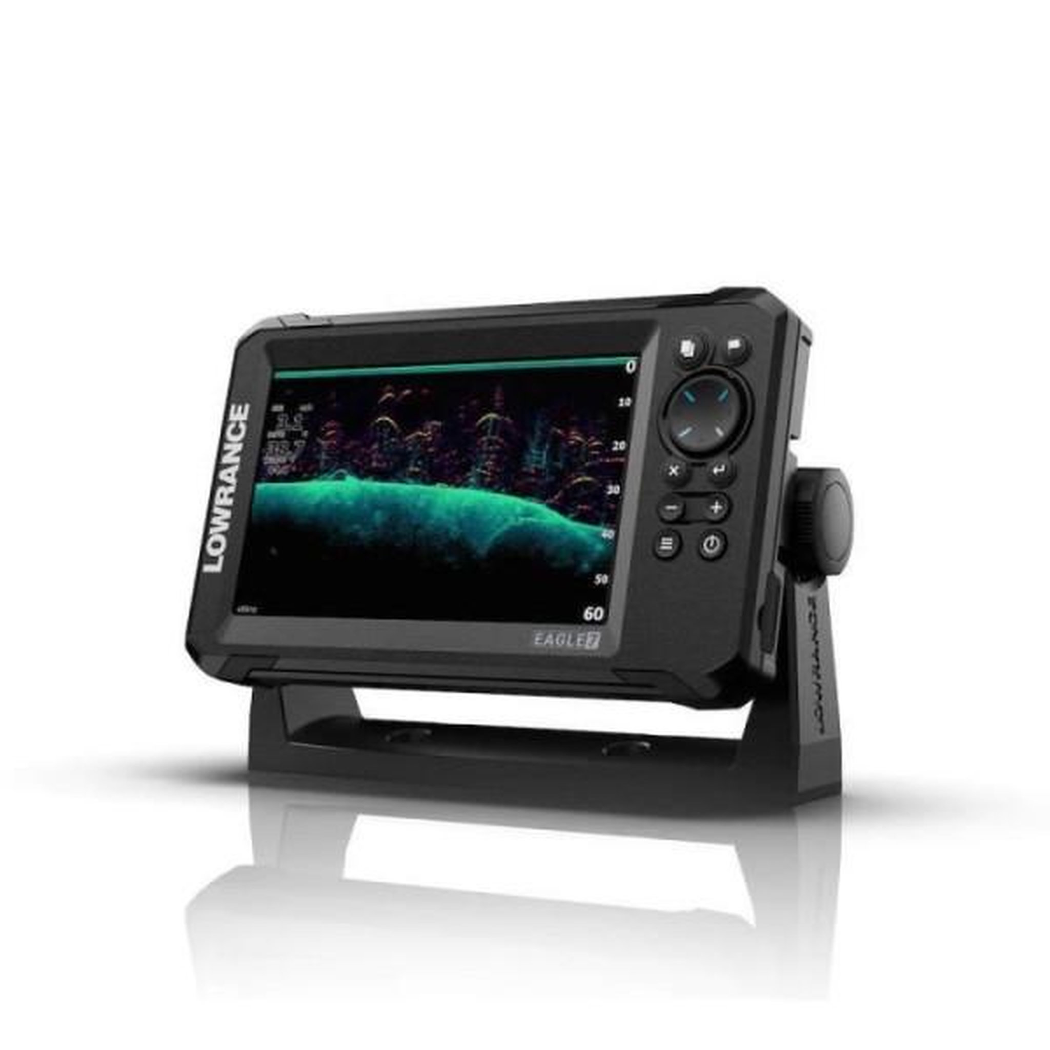 N/A Combiné GPS sondeur - LOWRANCE - Eagle 7 - Sonde 83/200 HDI - Écran IPS - FishReveal™