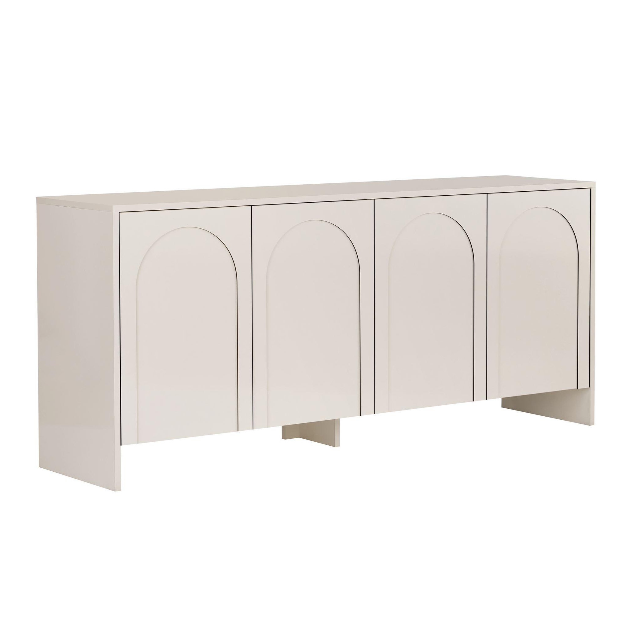Habitat et Jardin Buffet en bois  arlen  - 180 x 45 x 80 cm - crème