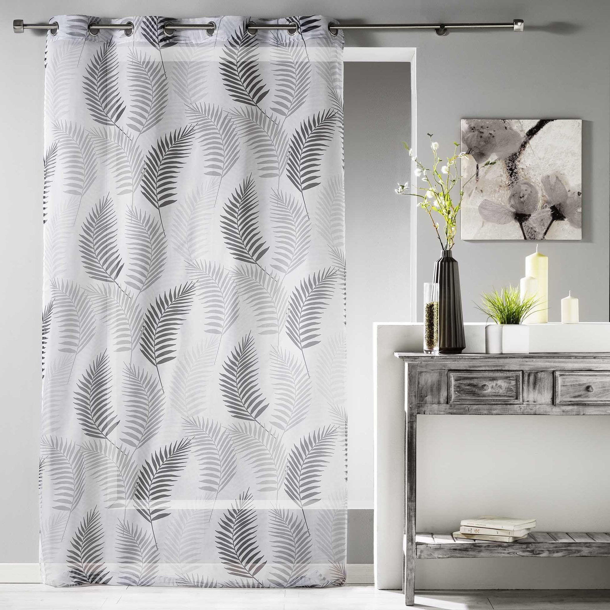 Voir la diapositive 6 : Eden Voilage a oeillets goyave design et moderne