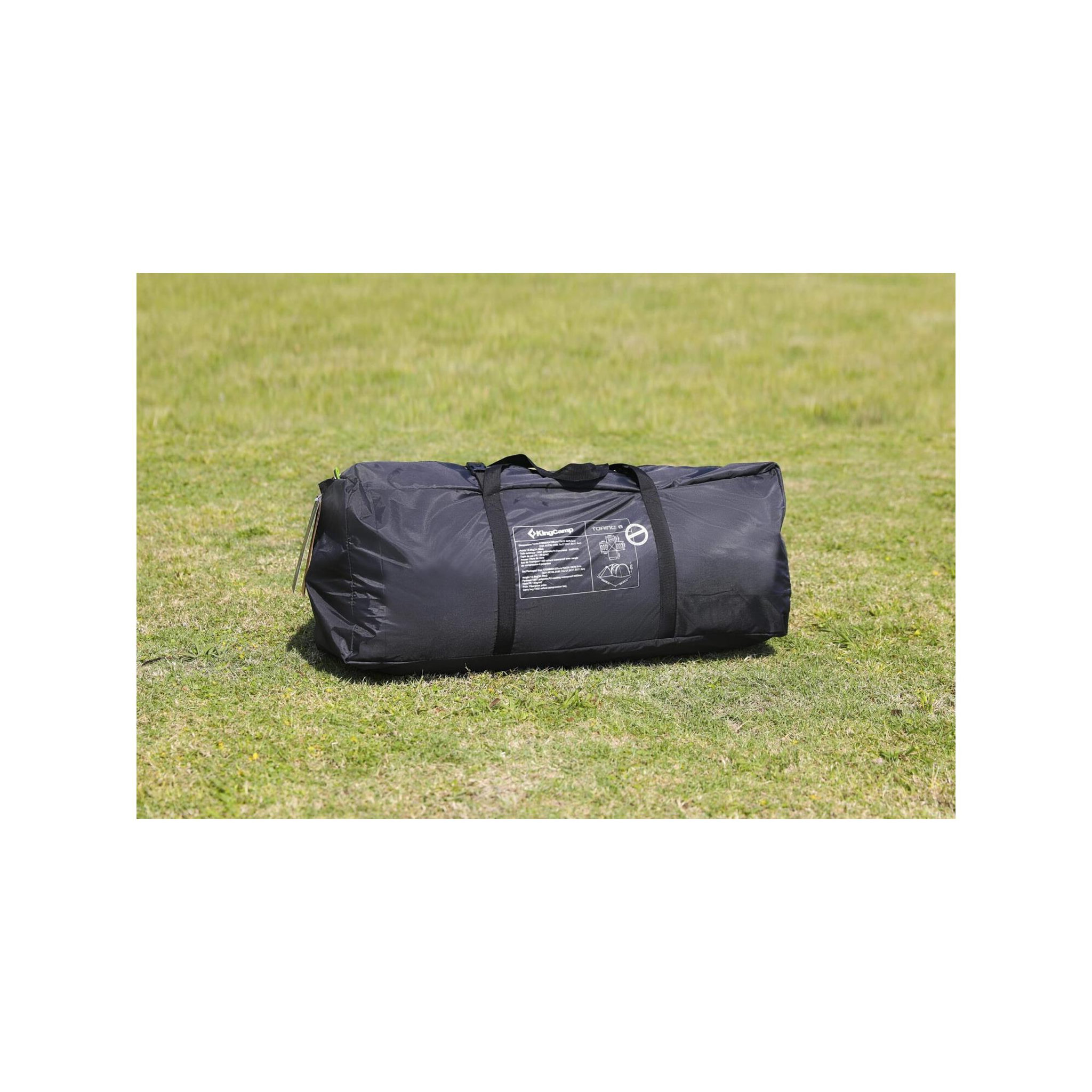 Voir la diapositive 5 : KINGCAMP Tente de camping familiale 8 places torino kingcamp - dimensions : 600 x 570 x 203 cm