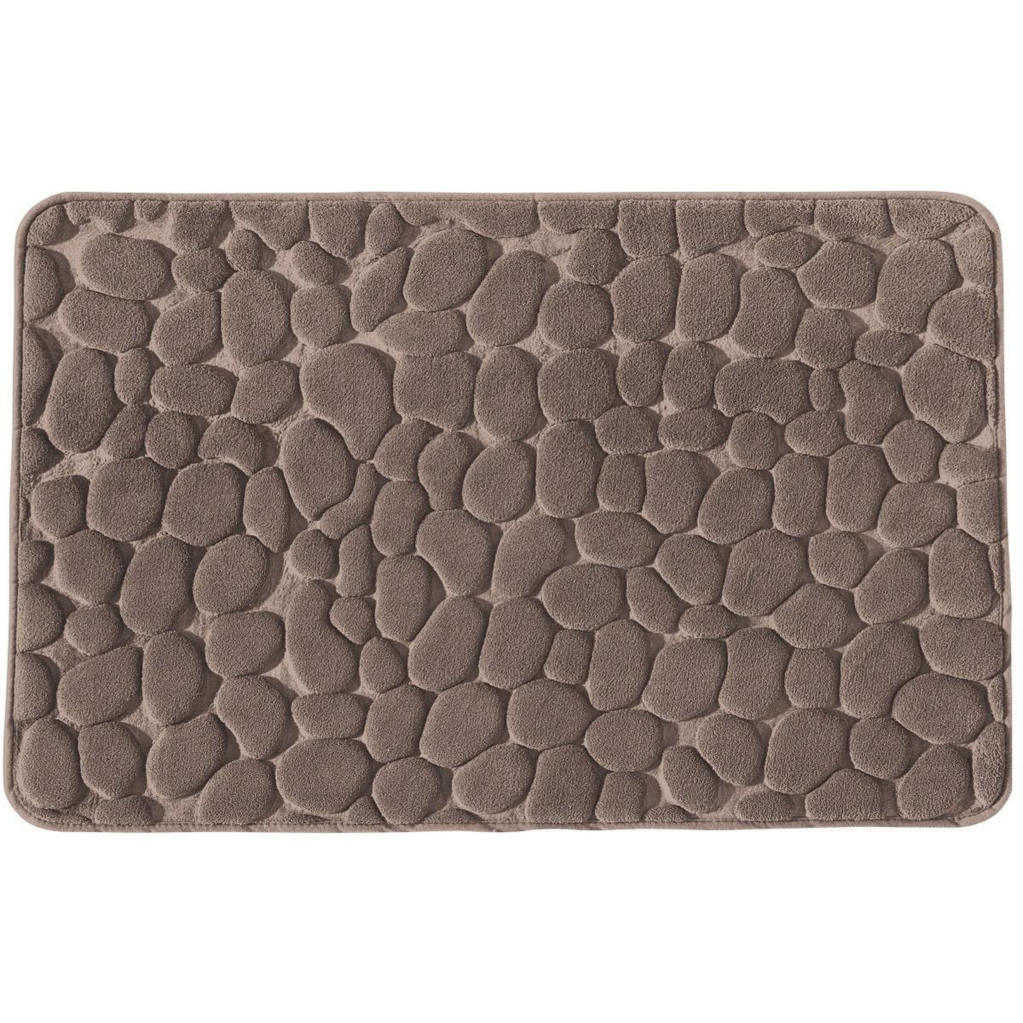 GUY LEVASSEUR Tapis de bain galet à mémoire de forme 60x100cm