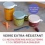 Voir la diapositive 3 : BEABA Pot de conservation verre 250ml eucalyptus green