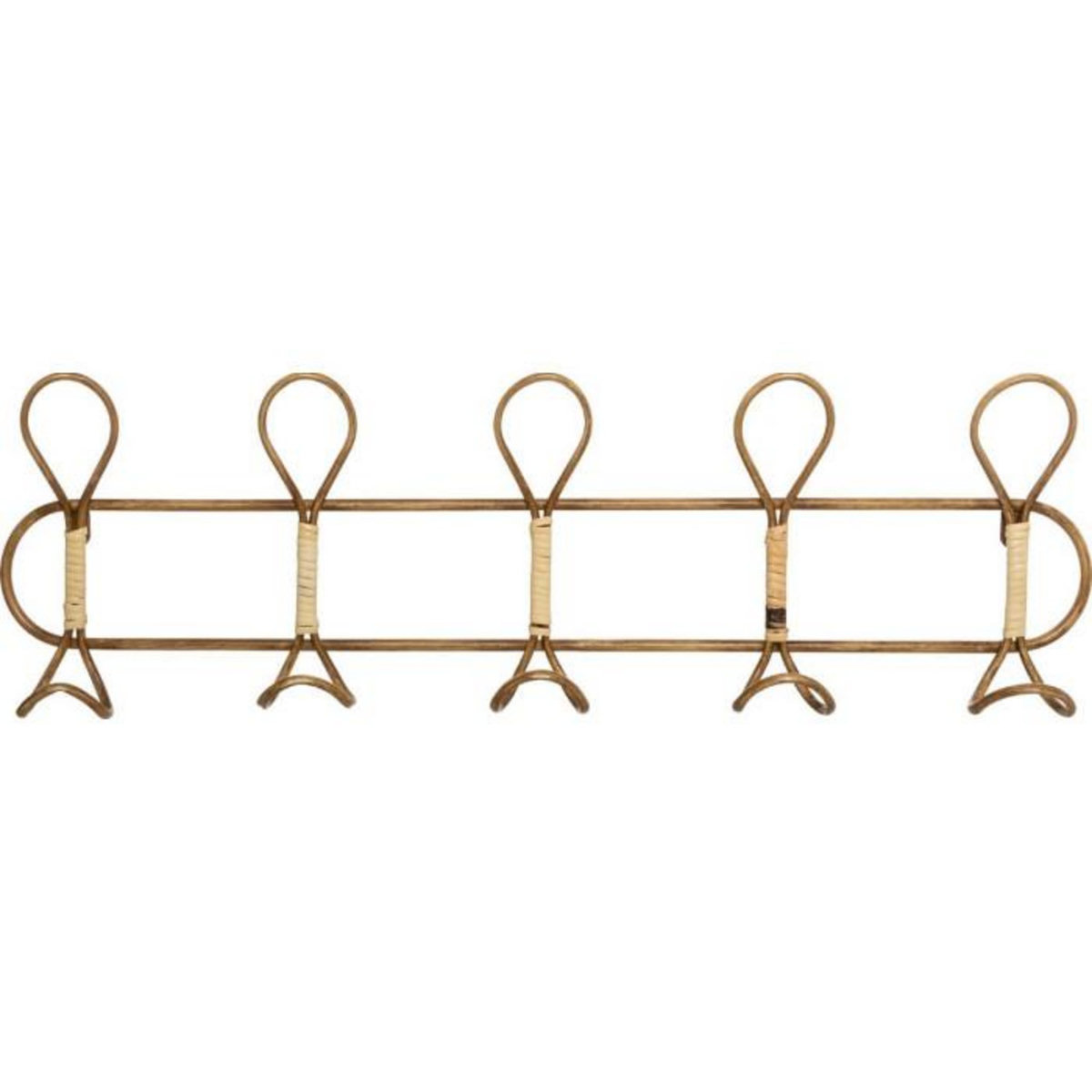 ATMOSPHERA Patère 5 Crochets en Métal  Ilana  76cm Or