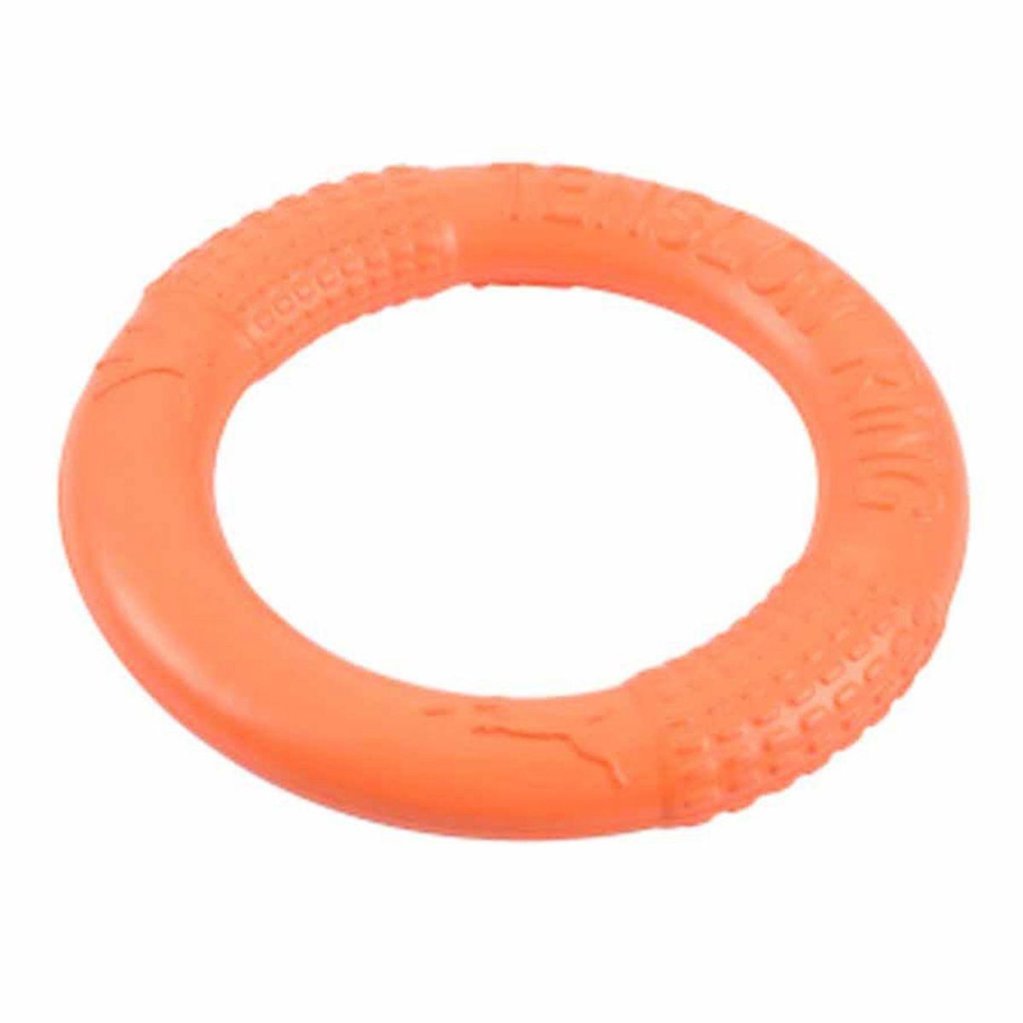 HOMEA Jouet pour chien  anneau eva fitness  17cm orange
