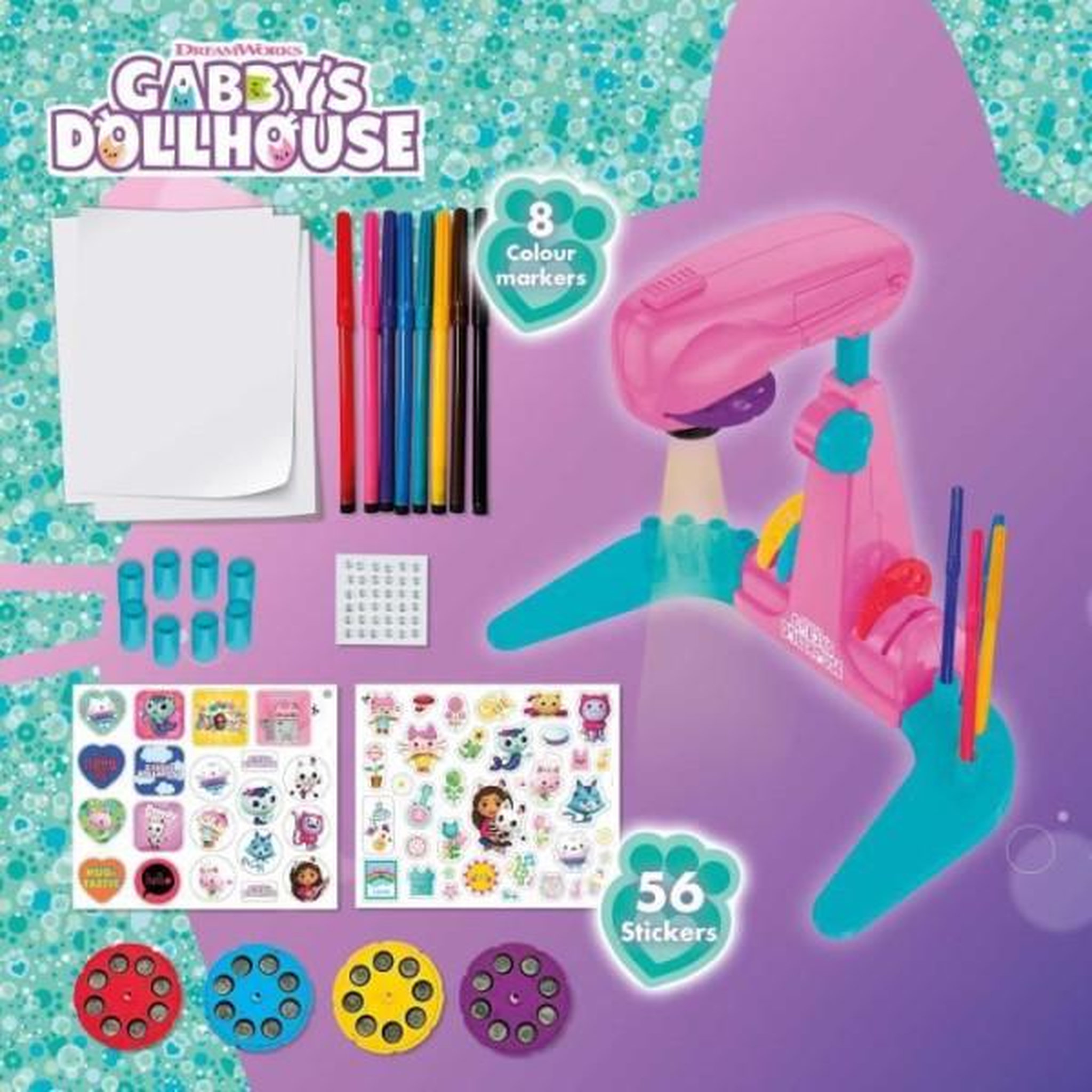 Voir la diapositive 4 : LISCIANI GIOCHI Projecteur de dessins - LISCIANI GIOCHI - Gabby et la maison magique - Accessoires Inclus - Modeles Variés