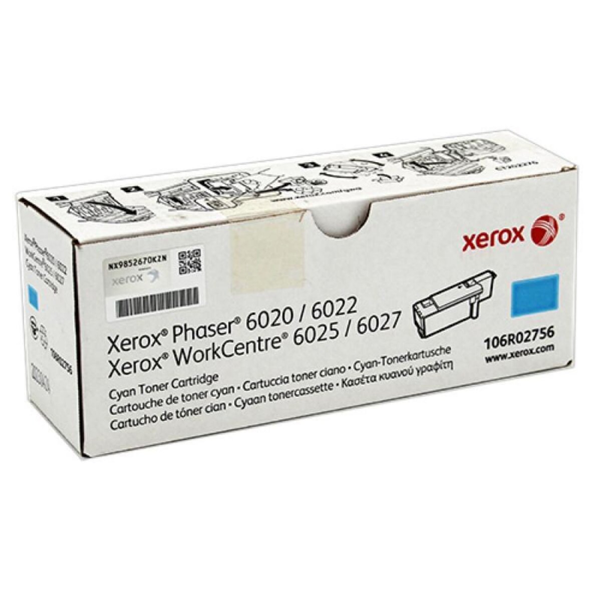 Xerox Xerox Cartridge 6020 Cyan (106R02756)