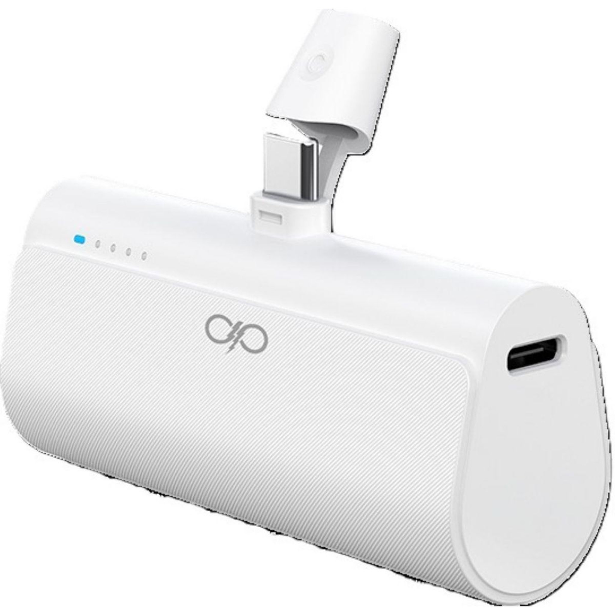 FORCE POWER Batterie externe 5000mah usb-c avec connecteur blanc