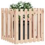 Voir la diapositive 3 : VIDAXL Jardiniere avec design de cloture 70x70x70 cm pin massif