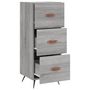 Voir la diapositive 5 : VIDAXL Buffet Sonoma gris 34,5x34x90 cm Bois d'ingenierie