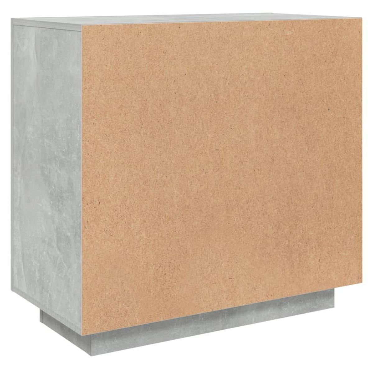 VIDAXL Buffet Gris beton 80x40x75 cm Bois d'ingenierie
