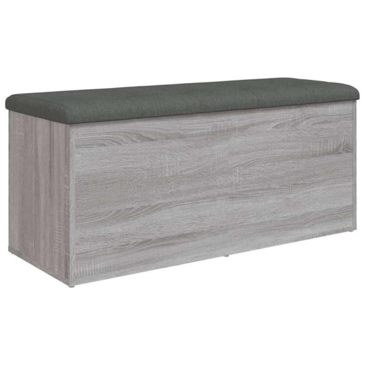 VIDAXL Banc de rangement sonoma gris 102x42x45 cm bois d ingénierie