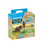 PLAYMOBIL 71291 - Castor et une souche d'arbre