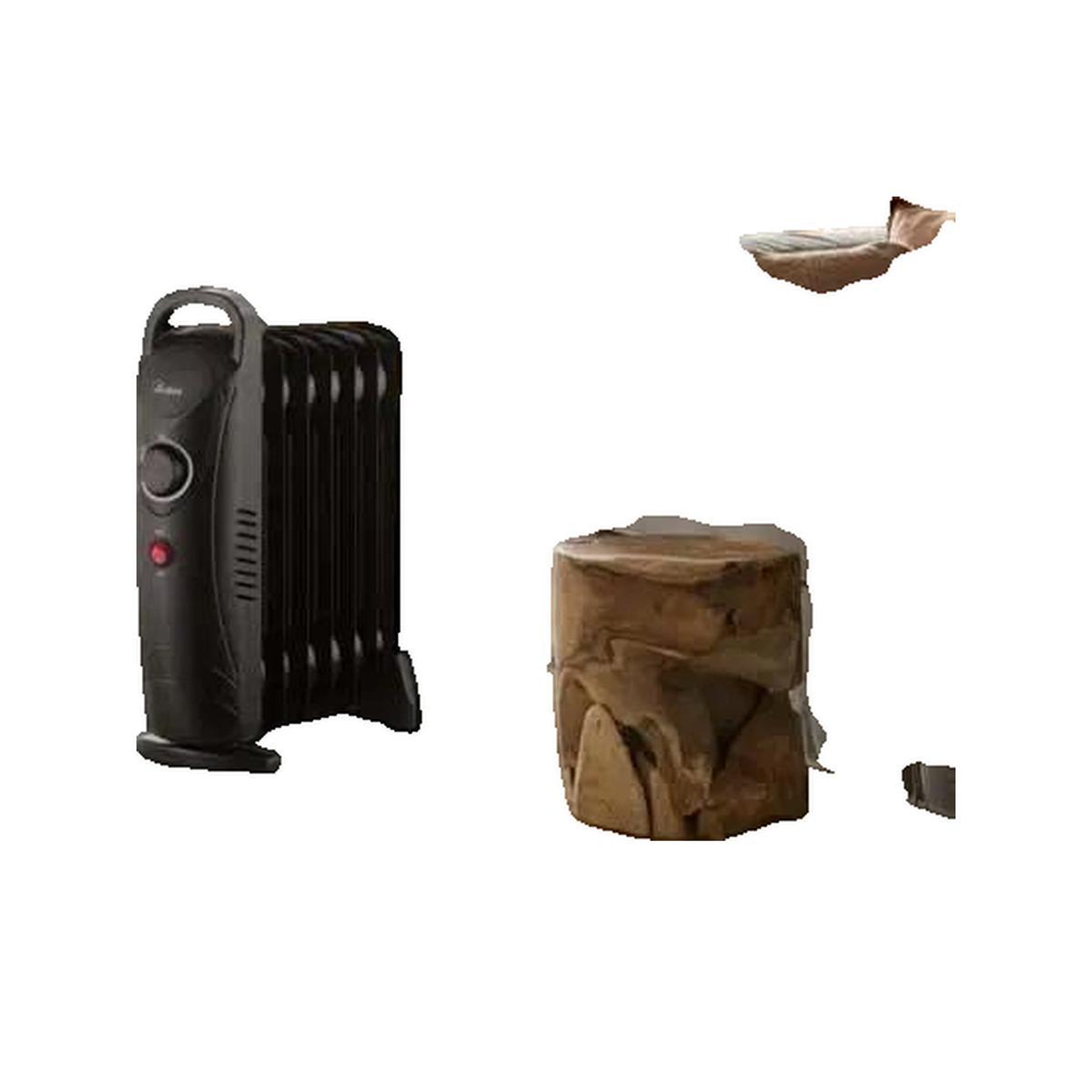 Voir la diapositive 2 : Ardes Radiateur bain d'huile Ardes AR4R07M2 OILO MINI2 Noir Compact