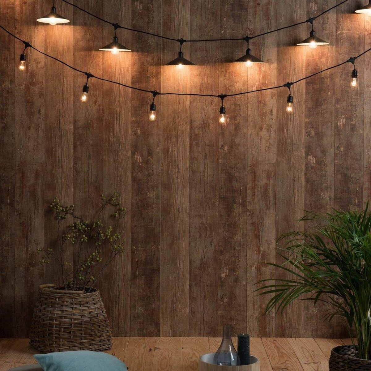 Lumisky Guirlande lumineuse VINTY Gris Acier 6m