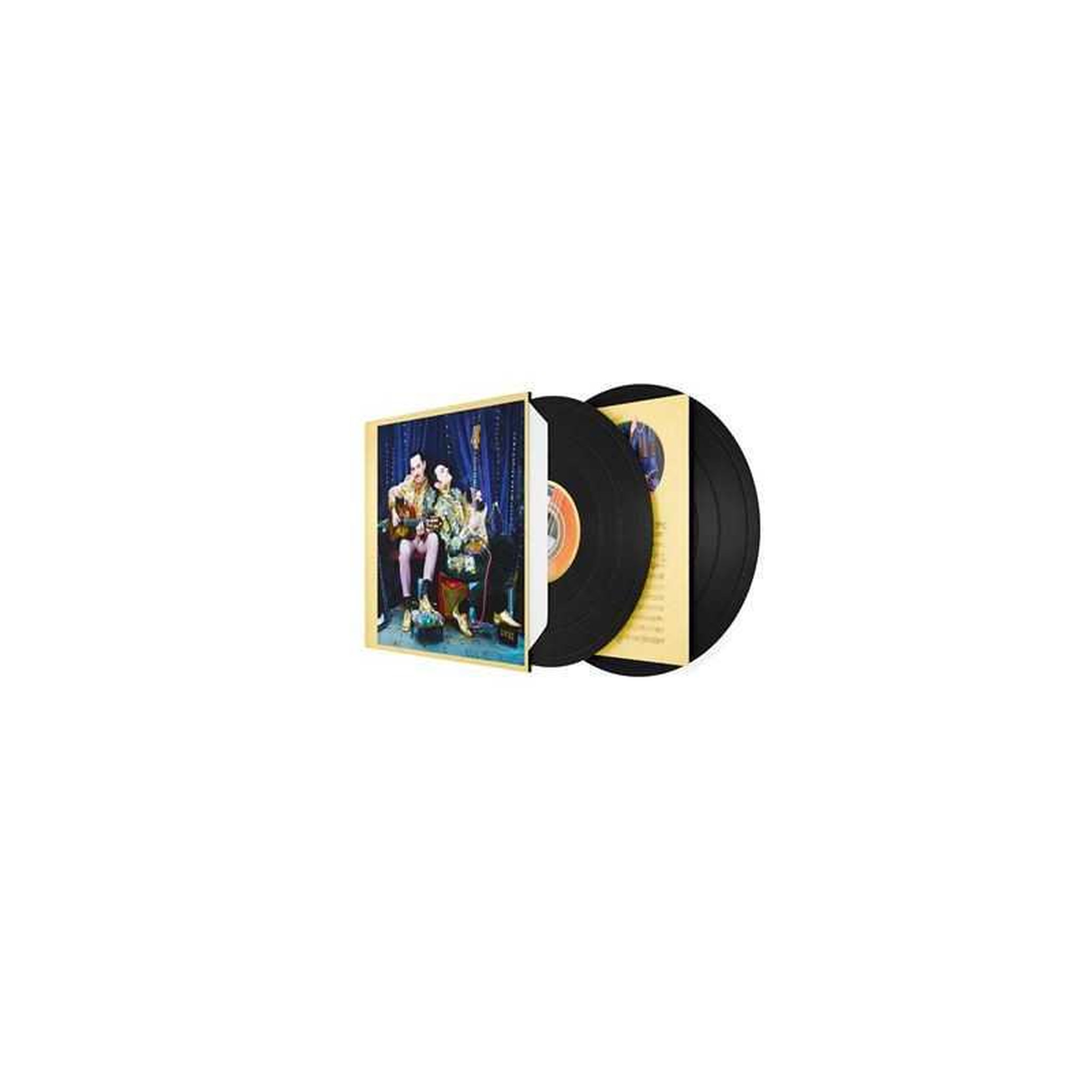Double vinyle 2lp l'heure miroir thibault cauvin & -m- guitare classique et électrique, variété française