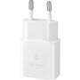 Voir la diapositive 2 : Samsung Chargeur secteur USB-C 15W Blanc