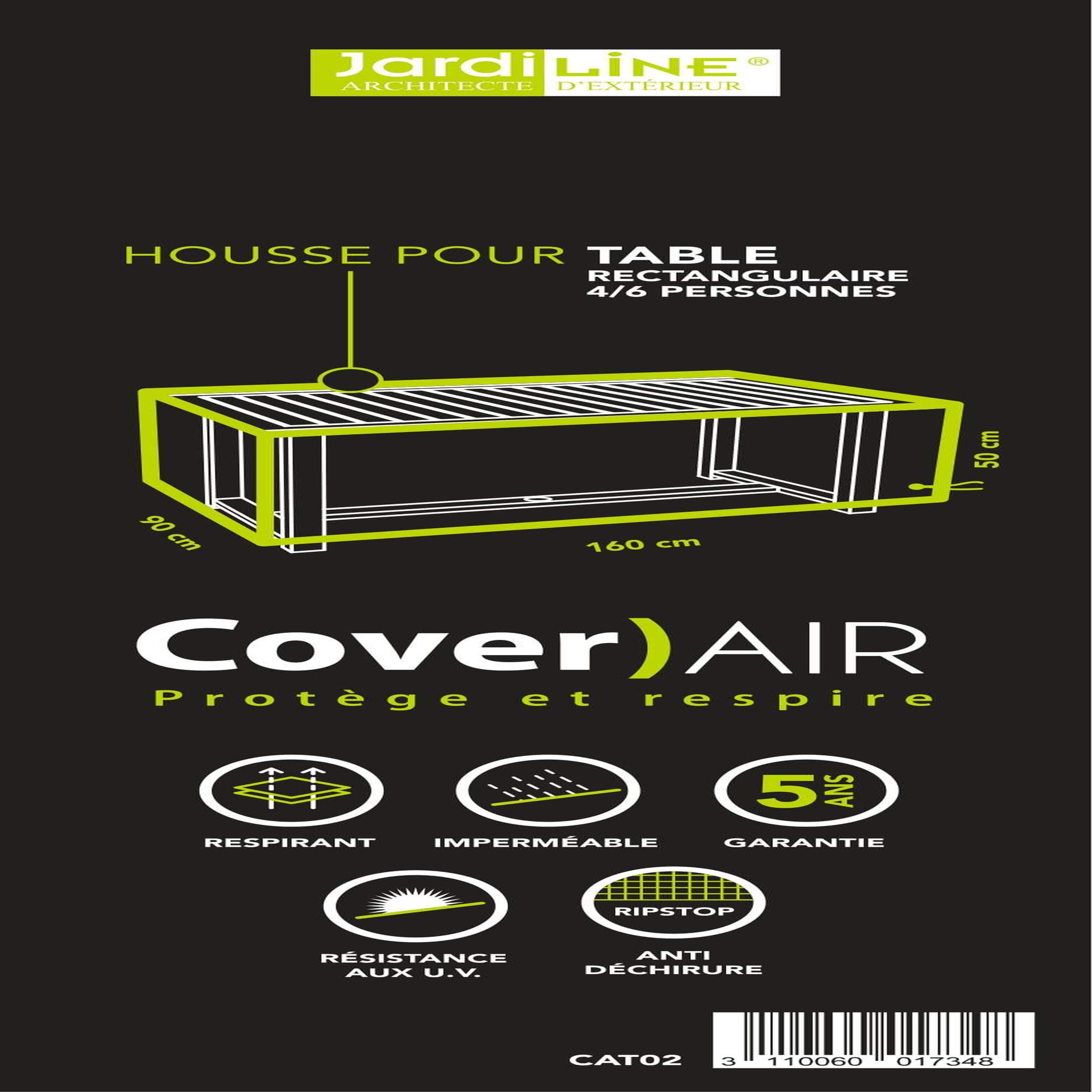 Voir la diapositive 4 : Jardiline Housse cover air table rect 4/6