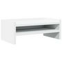 Voir la diapositive 2 : VIDAXL Support de moniteur blanc 42x24x16 cm bois d ingénierie